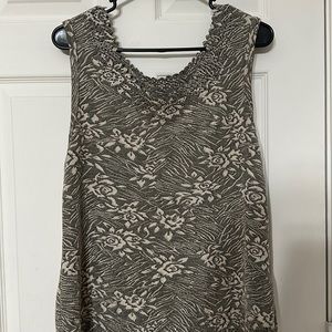 Multicolored chances are tank top